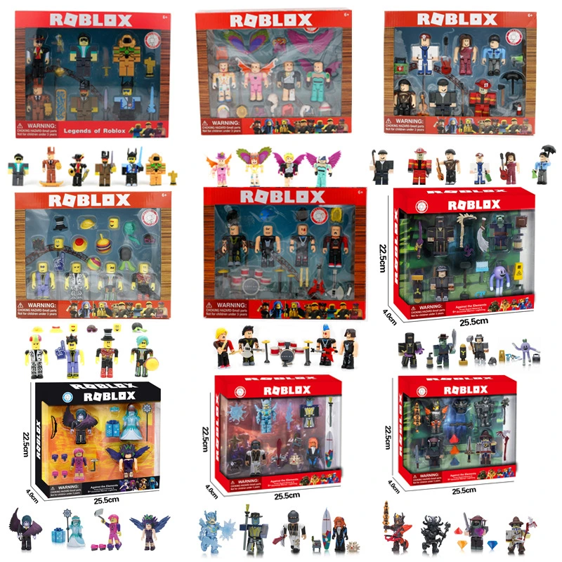Roblox Action Collection Figures a Full Range of Roblox Building Block Dolls in The Virtual World Game Toy Eripheral Hand-Made Animation