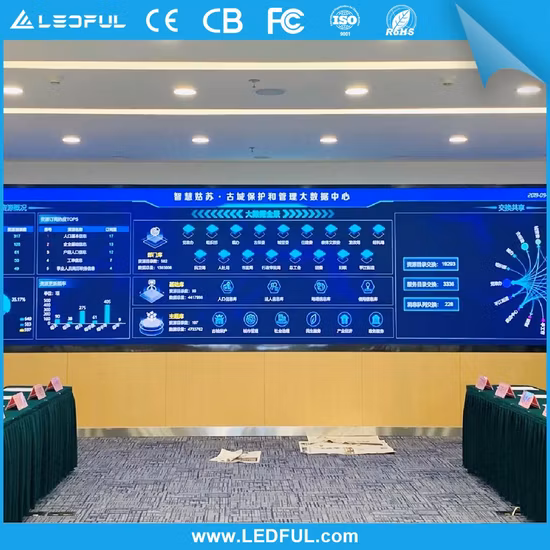 Film polychrome anglais LED TV panneau intérieur P2.5 LED mur vidéo HD petit affichage à LED de lancement