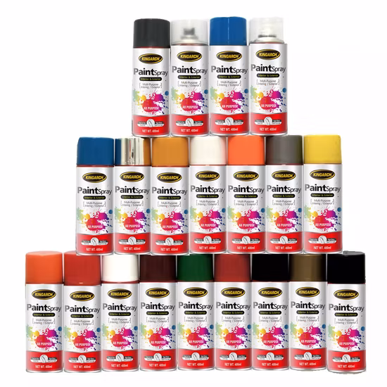 Peinture en aérosol à effet chromé métallique Kingarch pour la réparation de galvanisation à chaud de revêtement en acier