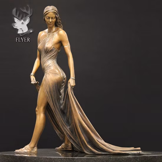 Sculpture d'art de figure grandeur nature de sculpture en bronze de célébrités européennes décoratives extérieures pour la décoration de ville