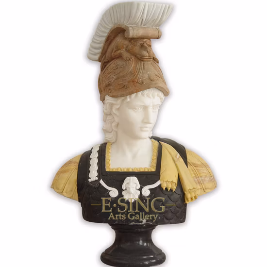 Décoration de la maison Sculpture en buste en marbre